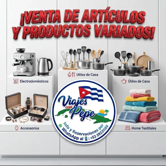 Venta de Artículos y productos variados en Viajes Con Pepe